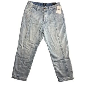 Prps Astro Women's Pleated‎ Jeans Chino Style Light Blue Baggy Pant Size 30